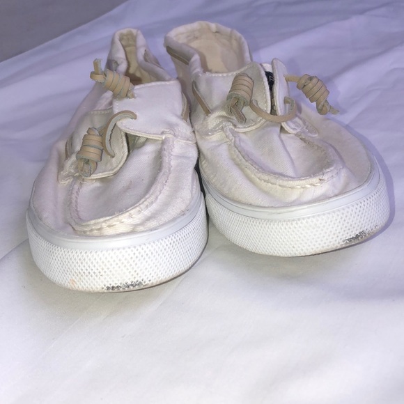 Sperry Women’s Canvas Slip-on Shoes White Size 10 - Picture 6 of 7